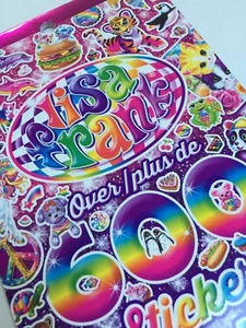 Libro de pegatinas Lisa Frank 2018 contemporáneo nuevo 600 pegatinas en 5 hojas cachorro gato - Imagen 1 de 9