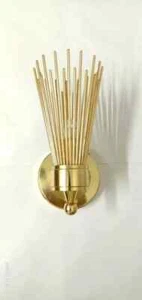 1950 Mid Century Messing Sputnik Skyla Wandleuchte Wandleuchter Lampen Beleuchtung Wandlampen - Bild 1 von 8