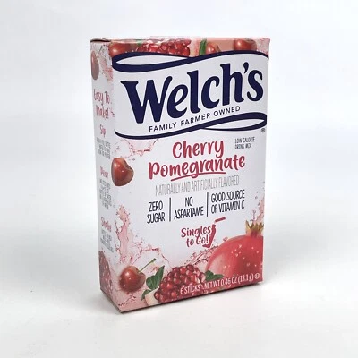 Welch's Zero Sugar Singles To Go Cherry Pomegranate Drink Mix 6 Count - Image 1 of 4