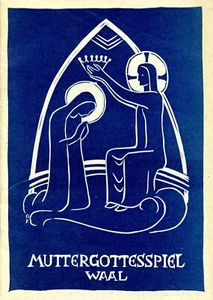 Programmheft MARIENSPIELE WAAL (bei Buchloe, OAL) von 1951, Text, Darsteller... - Bild 1 von 5