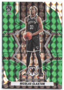 2021-22 Panini Mosaic Nicolas Claxton Green Mosaic Prizm - Picture 1 of 2