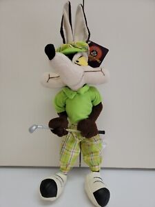 Wile E Coyote Plush Golf/ Golfer Loony Tunes From 2003