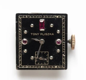 Tony Pliszka Gorham Watch Co 17 Jewels Movement 18.8mm Parts or Repair Vintage - Picture 1 of 7