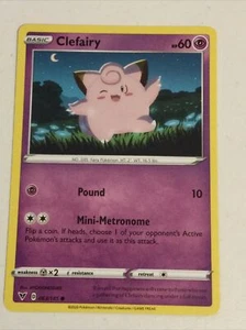 Pokemon Karte 2020 Vivid Voltage Mint Basic Clefairy 63/185 - Bild 1 von 4