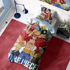 One Piece Einzelbettbezug Offizielles Wendebettwäsche-Set Affe D Ruffy