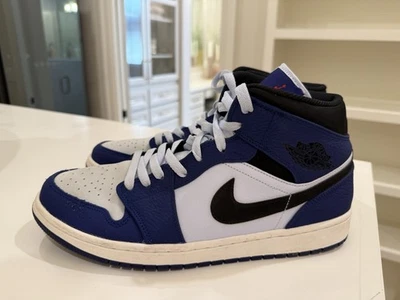 Talla 11 Hombre- Air Jordan 1 Retro SE Medio Profundo Azul Real Foto 1 de 4