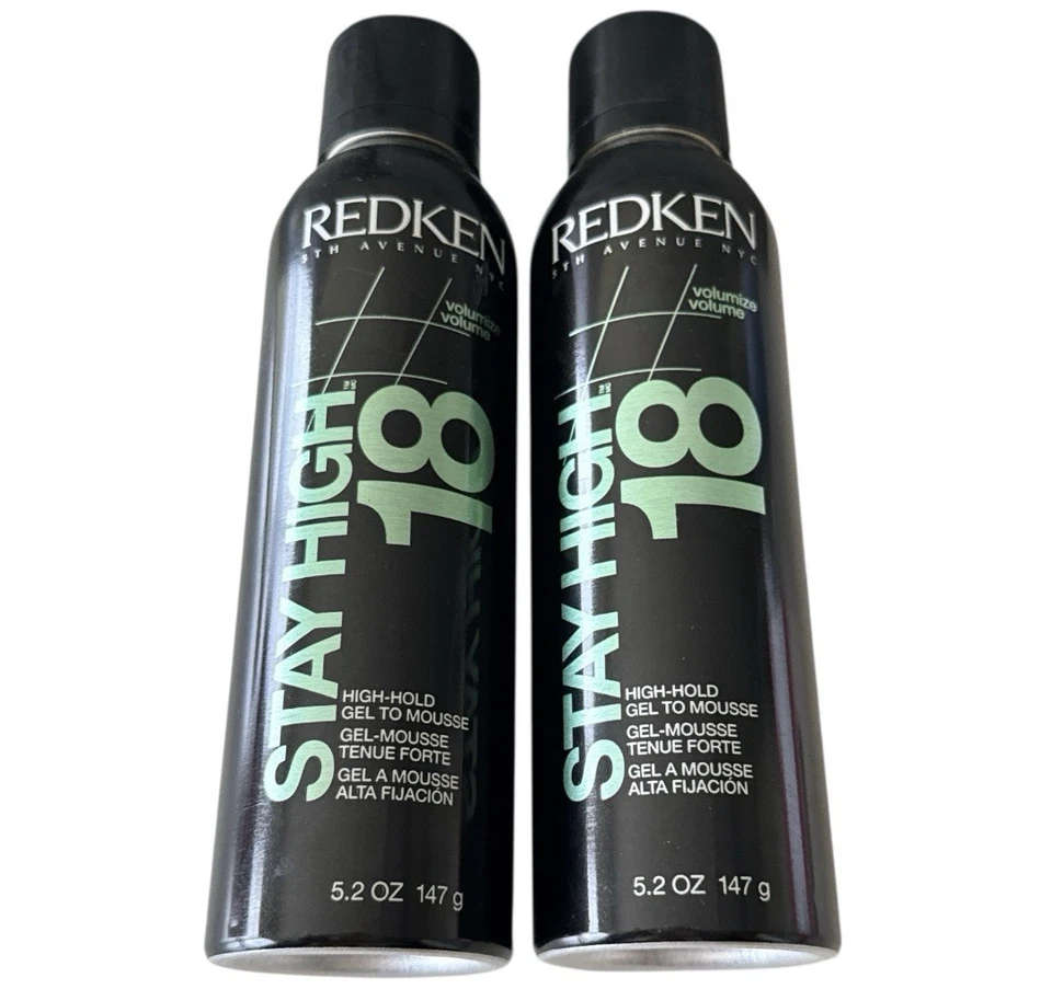 Redken Stay High 18 High Hold Gel to Mousse  5.2 oz New Pack of 2 - Image 1 of 1