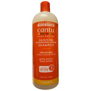 Cantu Sulfate-Free Natural Curls Coils & Waves Cleansing Cream Shampoo, 33.8floz - Picture 1 of 3