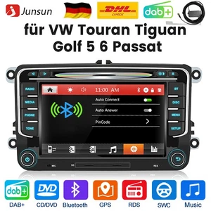 DAB+ CD DVD Wince 6.0 für VW Golf 5 6 PLUS Touran Passat B6/B7 Tiguan Autoradio  - Bild 1 von 13