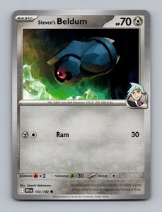 (2x PlaySet) Steven's Beldum 143/182 SV10: Destined Rivals Non Holo Pokémon NM - Bild 1 von 2