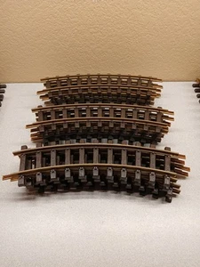 LGB 1100 Lehmann 12 Pcs X 1100 Curved Brass Track Curve Dia. G Scale - Picture 1 of 4