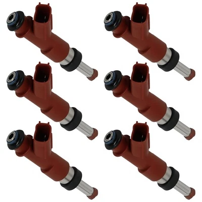 Juego de 6 inyectores de combustible de gas para Toyota Sienna RAV4 3,5 L 2006-2012 repuesto Foto 1 de 4