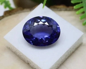 Oval Cut 15 CT Prettiest Natural Color Changing Sapphire Certified Gemstone - Picture 1 of 6