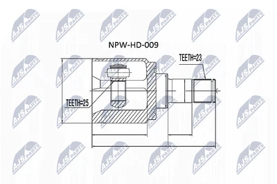 Kit de joints NTY NPW-HD-009, arbre de transmission pour HONDA - Photo 1/4