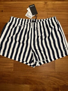 RON DORFF SWIM SHORTS VERTICAL STRIPES Size S - Picture 1 of 18