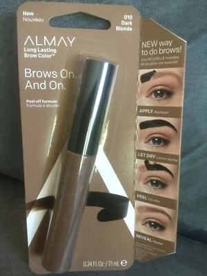 ALMAY THE BROW LIVES ON #010 RUBIO OSCURO FÓRMULA DESPEGABLE COLOR DE CEJAS 0,24 FL OZ  Foto 1 de 2