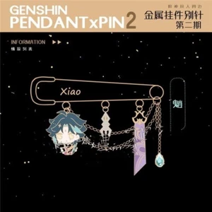 Prendedor colgante Genshin Impact Xiao Cosplay Anime Accesorios de moda #8 - Imagen 1 de 3