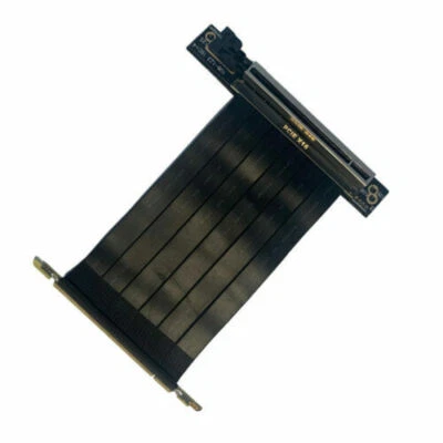 XT-XINTE PCIe 4X 8X 16X Graphics Card Extension Cable 90 Degree PCI-E Express - Image 1 of 4