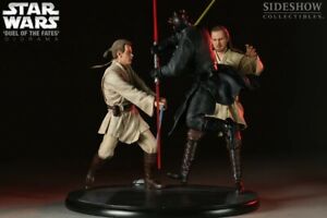 Sideshow Star Wars Duel of the Fates Diorama Statue Obi Wan Qui Gon New