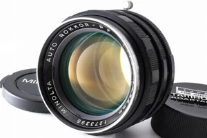 [Near MINT] Minolta Auto Rokkor-PF 58mm F/1.4 Film Camera MF Standard Lens JAPAN - Picture 1 of 15