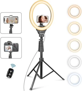 UBeesize 10 inch LED ring light with 158cm tripod, photography light Japan - Picture 1 of 6