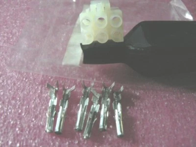 KENWOOD DC  CABLE END POWER PLUG 6 PIN WITH 6 TERMINALS...YAESU ICOM  - Image 1 of 2