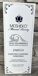 New MOSHEKO ENRICH Purifying Cleansing Toner Milk - MSRP $129.99 - High-End Skin - Picture 1 of 8