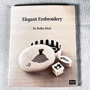 Elegant Embroidery by Reiko Mori Instructions Full-Size Patterns Trade Paperback - Imagen 1 de 5