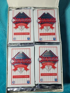 1993 Donruss Baseball Series 2 Unopened Wax Pack Chipper Jones Rookie !! - Picture 1 of 2