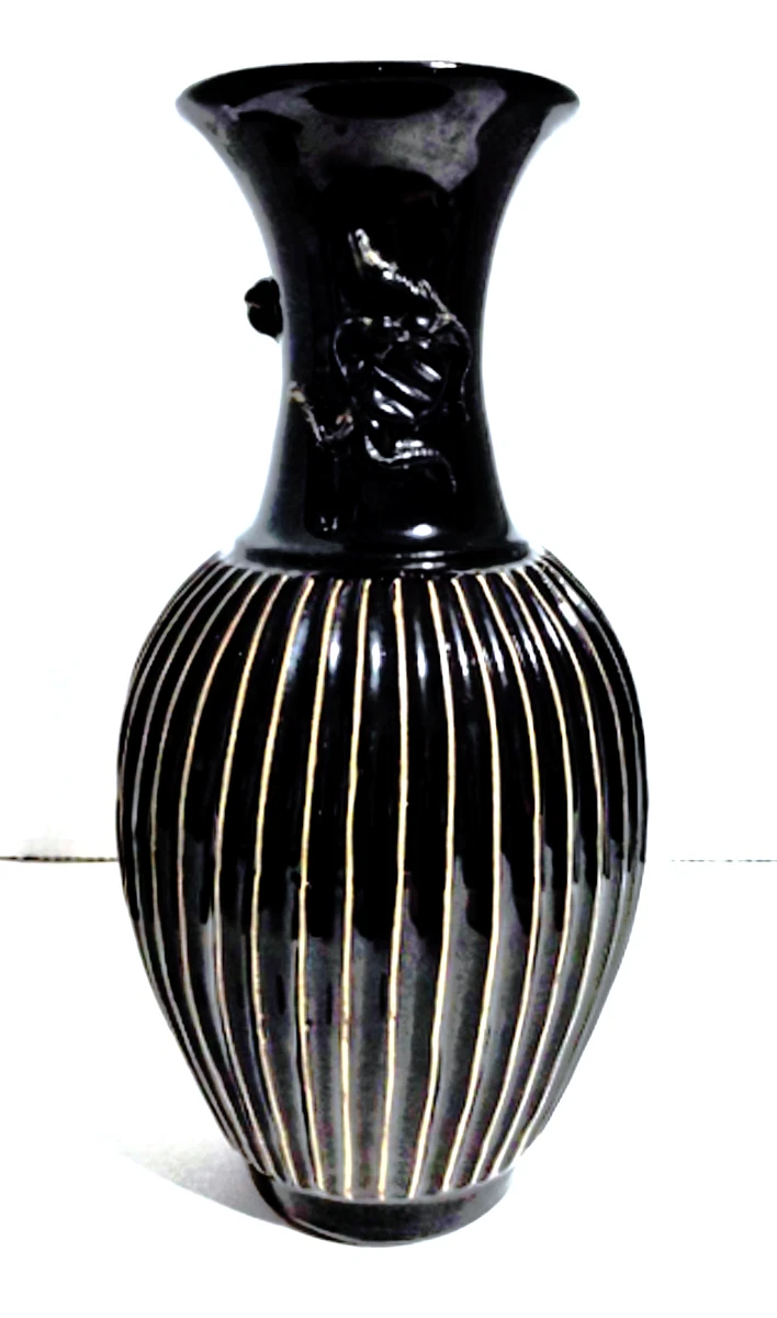 陶瓷黑色古董原创中国风花瓶| eBay