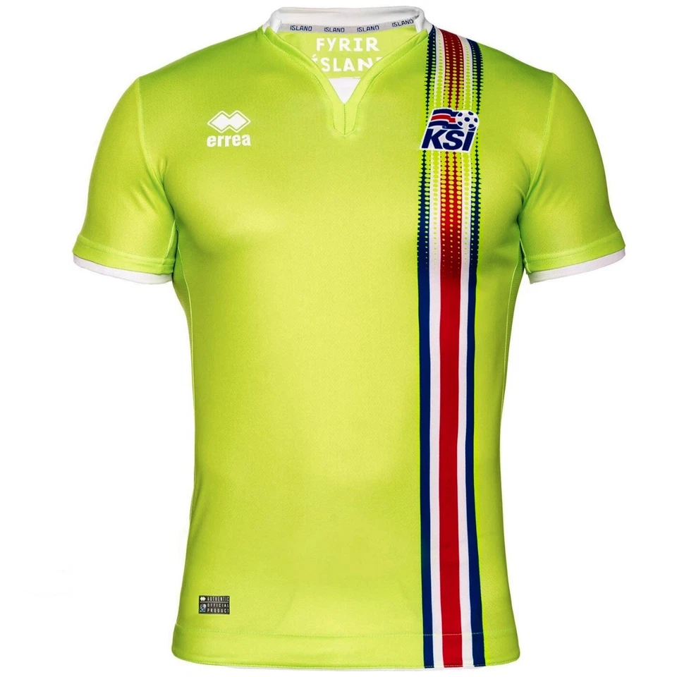 4900/67 EURO 2016 ERREA ISLANDA ICELAND ï¿½sland MAGLIA THIRD PORTIERE T-SKYRTA - Immagine 1 di 1