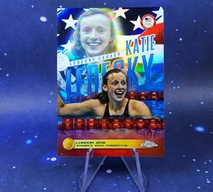 Katie Ledecky /76 SSP 2024 Topps Chrome Olympic Team USA US Flag Ledecky Legacy - Bild 1 von 14