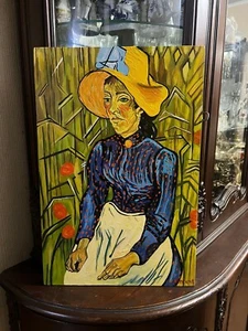 Vincent Van Gogh - Amazing Oil Canvas - Signed - Stamped - Artist - Picture 1 of 8