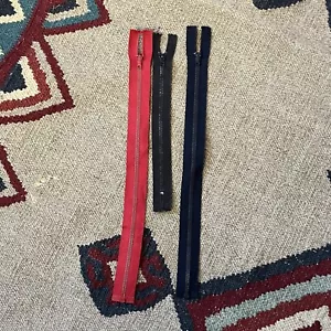 Vintage 50s Crown Zipper NOS Lot Of 3 - Picture 1 of 9