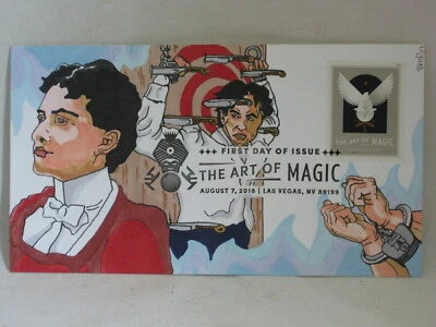 ¡Ganador del premio! ART OF MAGIC 2018 USPS Primer Día Edición 1/1 Arte Original Belleza Foto 1 de 2