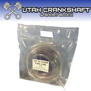 Clear Fuel Line Id 1/4" Pre-Cut To 5 Ft Polaris Honda Kawasaki Yamaha - Picture 1 of 13