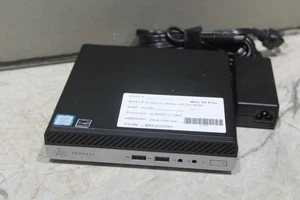 HP ProDesk 400 G4 DM Mini Desktop i5-8500T 2.1GHz WiFi 16GB 256GB SSD HDMI W10P - Afbeelding 1 van 12
