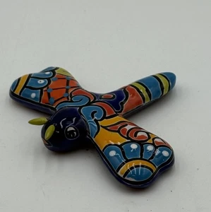 Libélula de cerámica mexicana Talavera 1”x5”x7” - Imagen 1 de 6