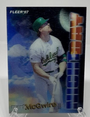 1997 Fleer Night & Day Mark McGwire #5 Oakland Athletics RARE - Image 1 of 2