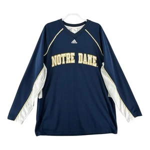 Adidas Climacool Notre Dame Fighting Irish Jersey Pullover Mens Size X-Large - Picture 1 of 10