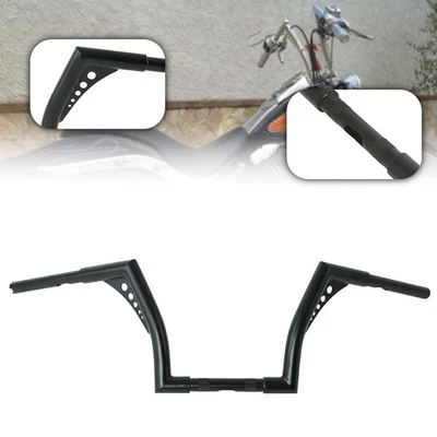 10" Rise Ape Hangers Handlebar For Honda Shadow ACE VT1100 Black Foto 1 de 4
