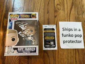 Funko Pop Movies Back to the Future "Biff Tannen"- #963 Signed Tom Wilson JSA - Picture 1 of 7