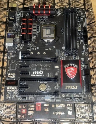 Материнская плата MSI Z97A GAMES 7 LGA 1150 Intel Z97 HDMI DVI VGA USB3.1 ПРОТЕСТИРОВАНА ПРОЧИТАЙТЕ - Изображение 1 из 4