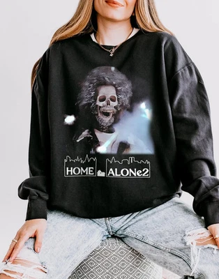 Sudadera Electrocutada Solo en Casa 2 Marv Divertida Película de Navidad Camiseta Años 90 Foto 1 de 4