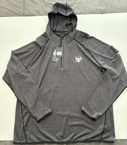 Pittsburgh Penguins Thin Gray XXL Athletic Workout Hoodie NHL Stanley Cup Pens - Picture 1 of 7