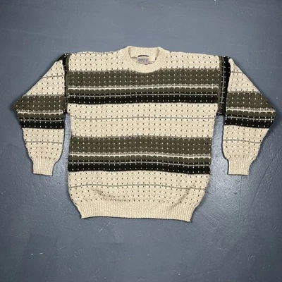 Vintage 90s American Spirit Chunky Knit Sweater XL Cabin Fisherman Cozy Dad VTG - Image 1 of 4