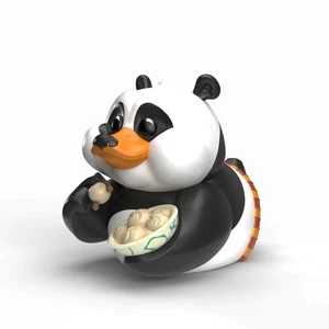 TUBBZ First Edition: Kung Fu Panda - Po Cosplaying Rubber Duck Vinyl Figure - Picture 1 of 6