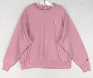 Vintage Champion Reverse Weave Crewneck Sweatshirt Men’s Large Pink Pullover EUC - Picture 1 of 10