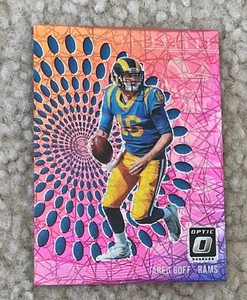 2018 Panini Donruss Optic Jared Goff Illusions Ssp! - Picture 1 of 2