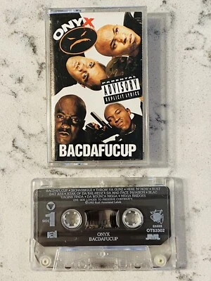 Onyx Bacdafucup (PA) 1993 Cassette Tape EX Condition Pre-owned Rap Hip Hop - Image 1 of 3
